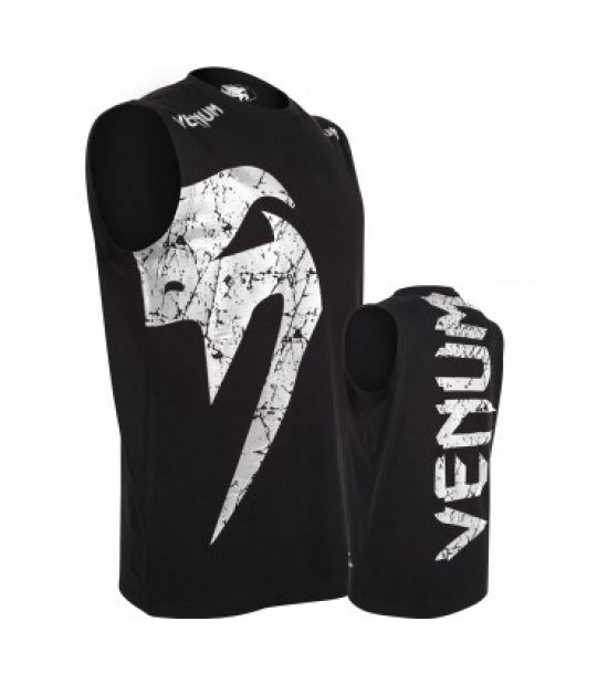 Майка тренировочная  VENUM GIANT TANK TOP - BLACK/ICE Майка тренировочная  VENUM GIANT TANK TOP - BLACK/ICE